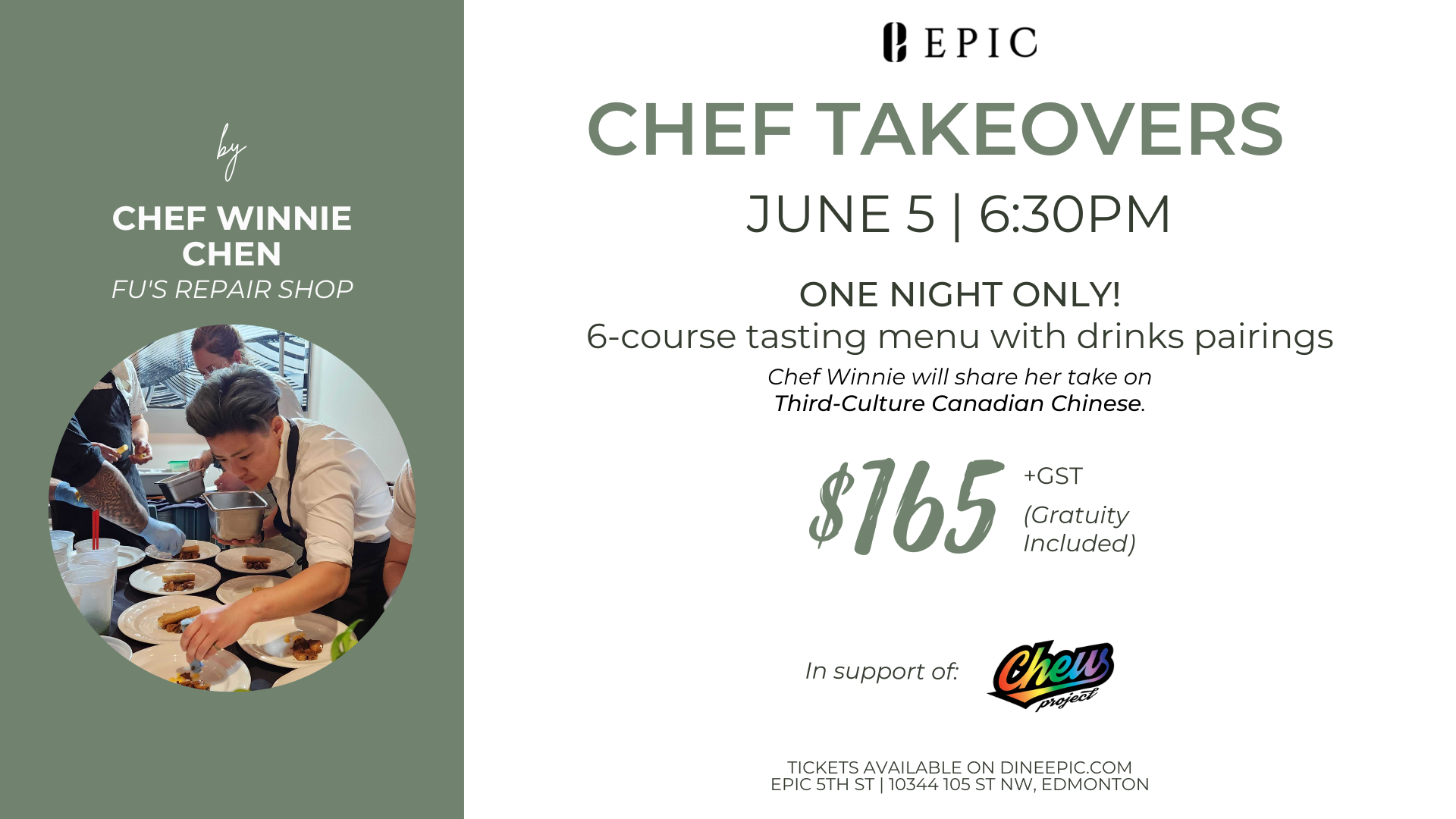 EPIC Chef Takeover by Chef Winnie Chen