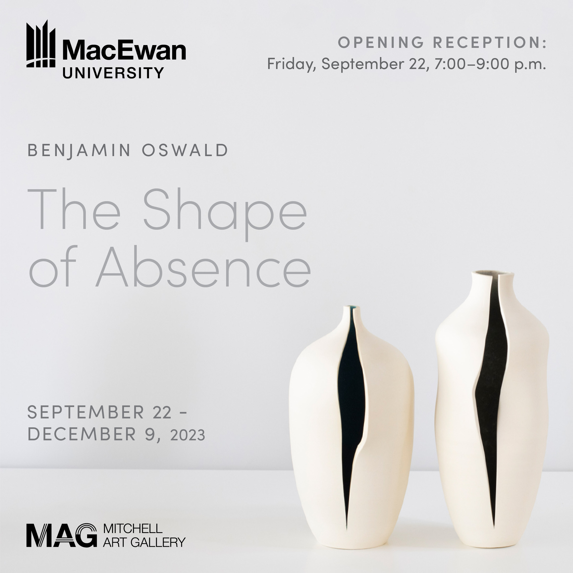 Opening Reception - Benjamin Oswald: The Shape of Absence