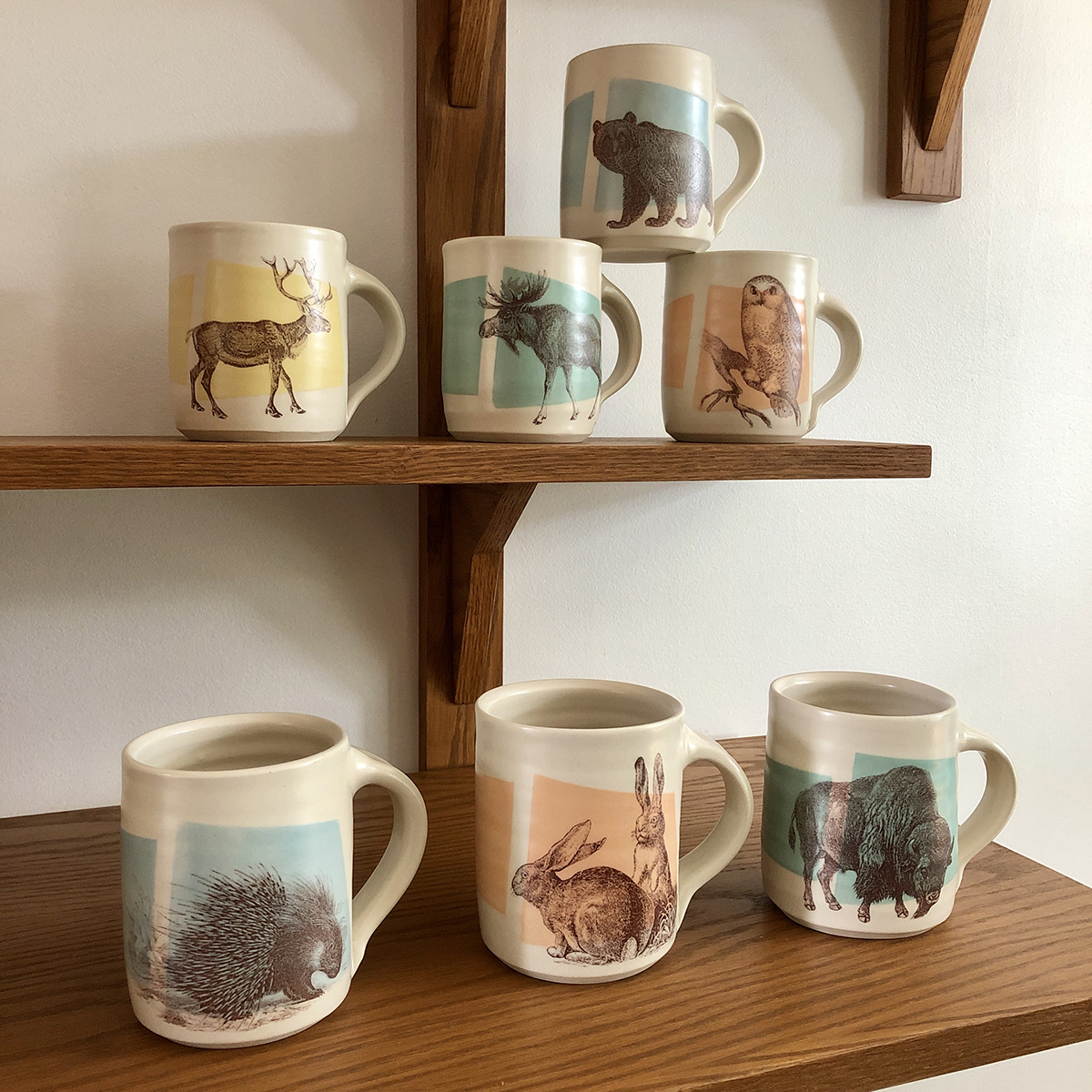 1. Fauna Mugs
