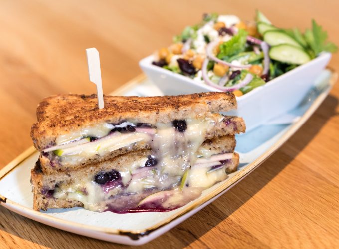 Best Things To Eat: Brie + Blueberry Grilled Cheese from Rebel Food and Drink