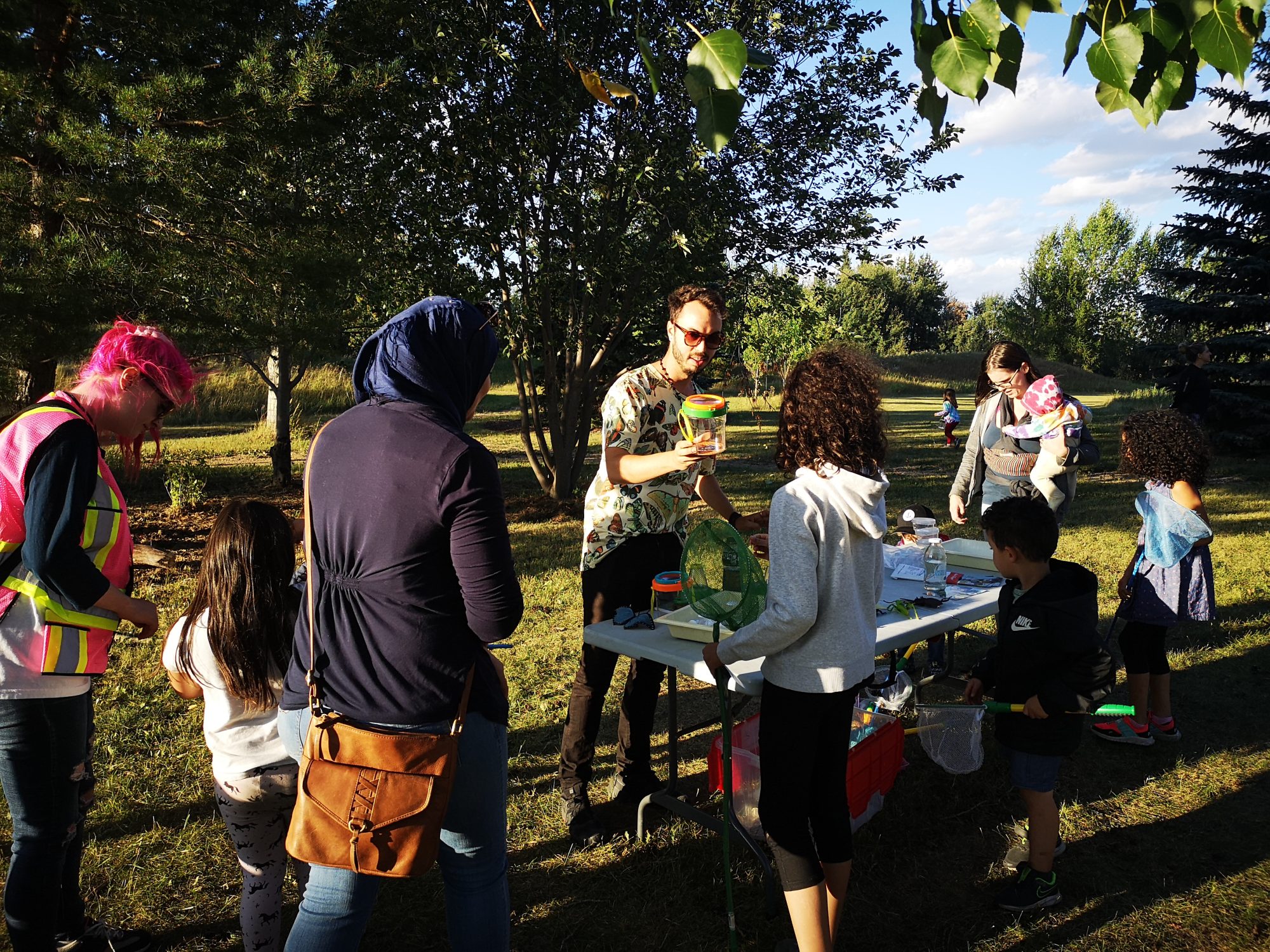 4 Aug 11 Beautiful Bugs Ilans bug catching station 1 by S Weizenbac