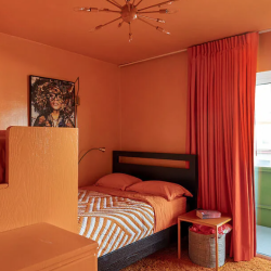 Beverly Hills orange room