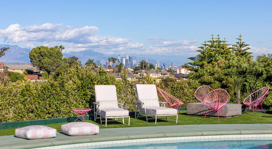 Beverly Hills pool view