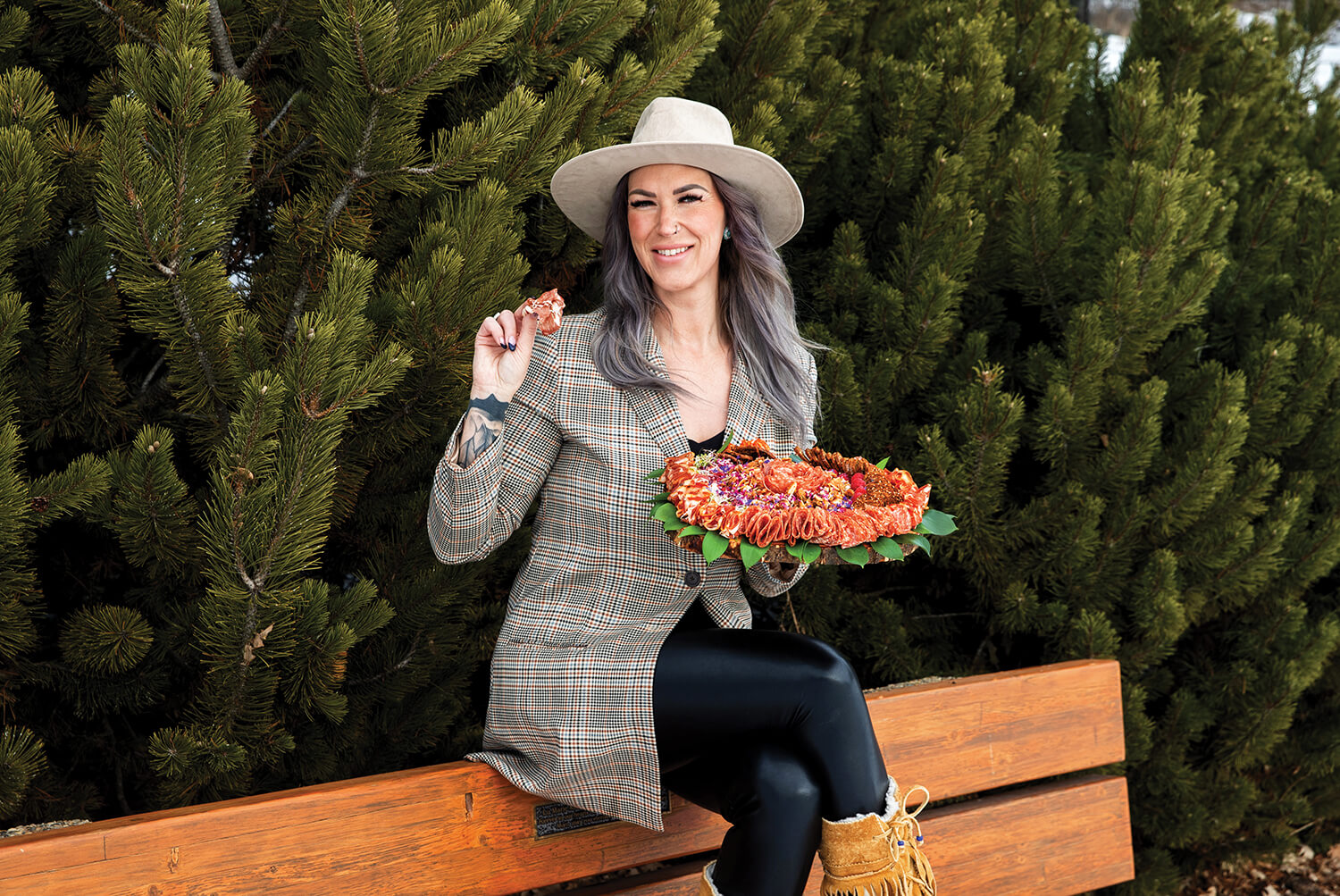 BoardIronCharcuterie_LindseyKolesar_SittingWithPlate