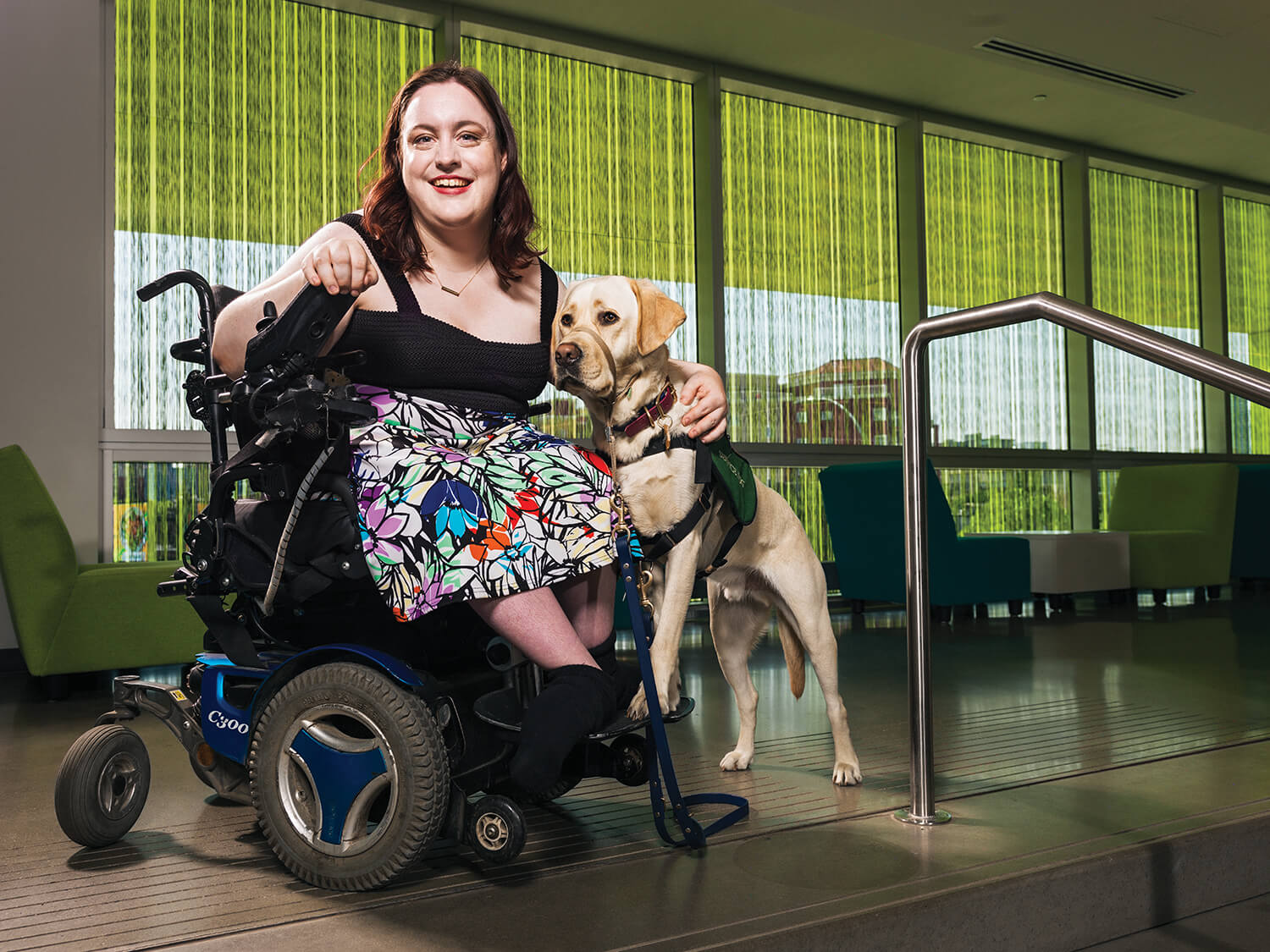 CarlyNeis_Wheelchair_WithDog