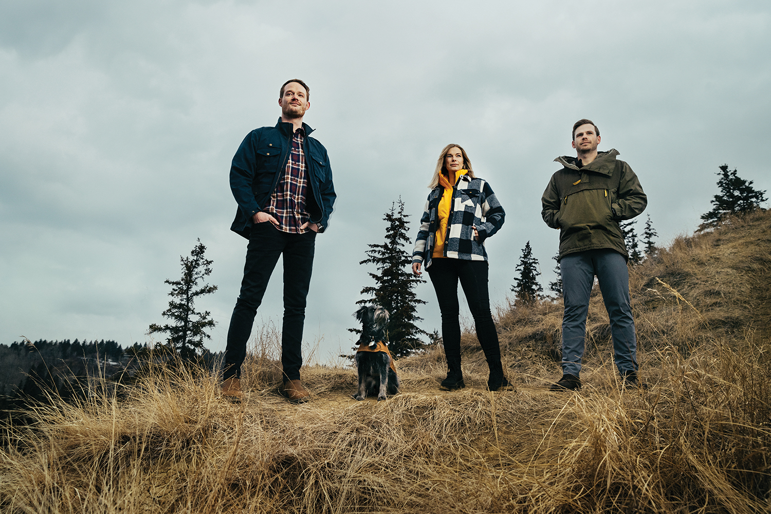 Chris,Dav,KaitlynAndPennyTheDog