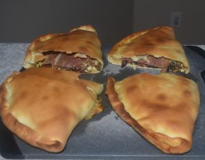 The writer's baked calzone