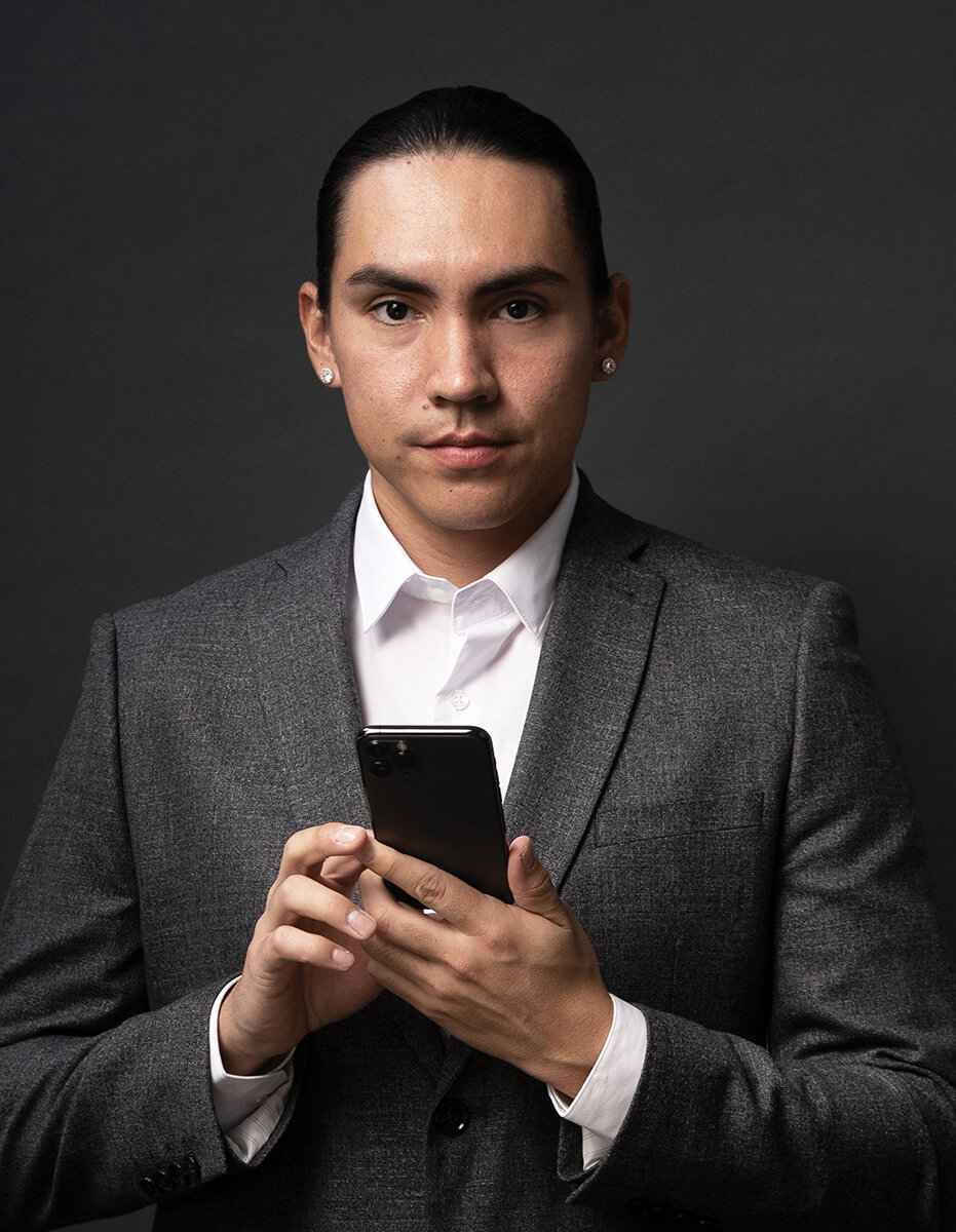 DarrellBrertton_Front_OnPhone