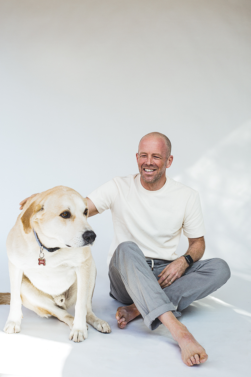 Darren and his buddy, Hobbes