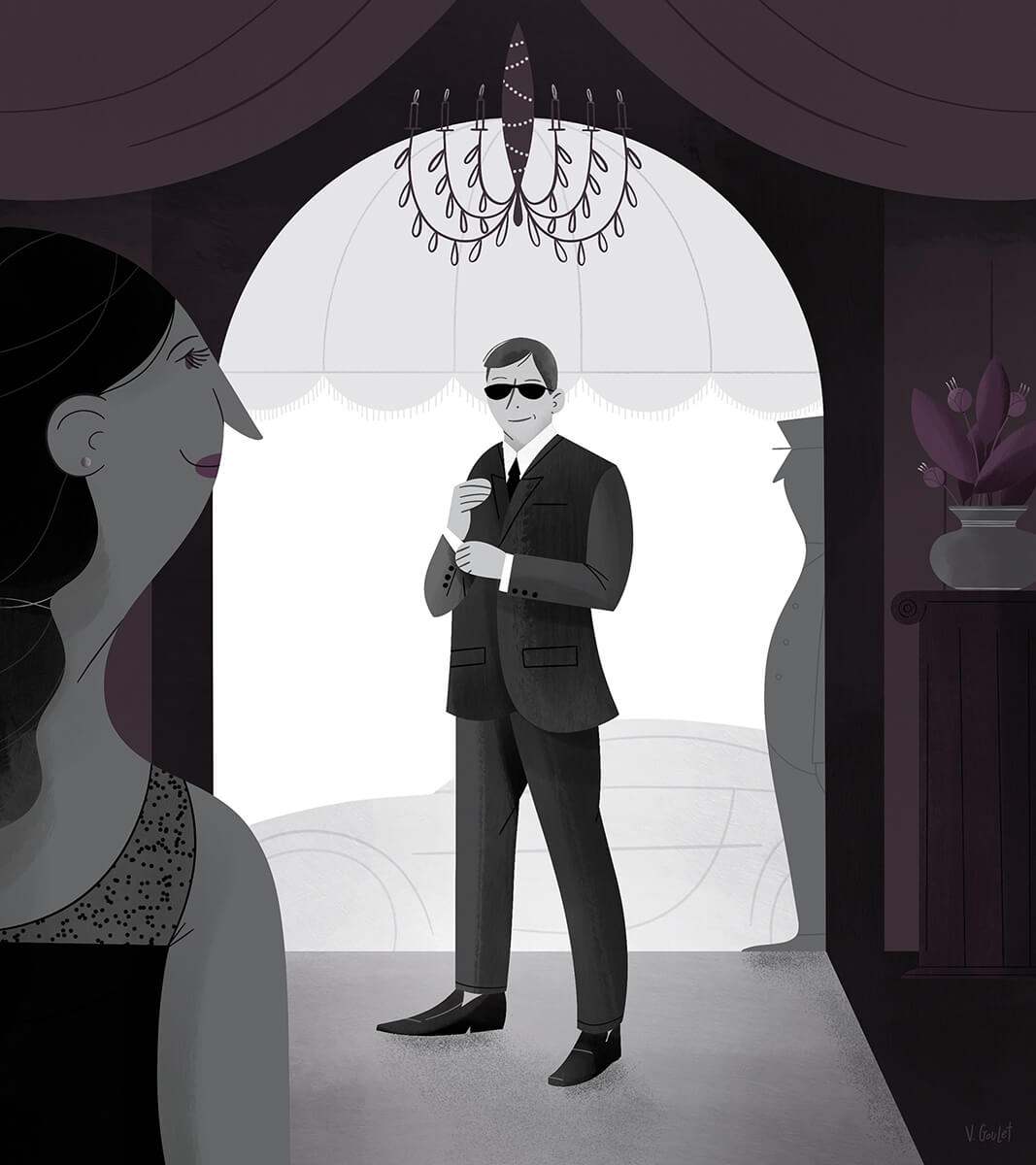 DoubleOh_Spy_Illo_BW