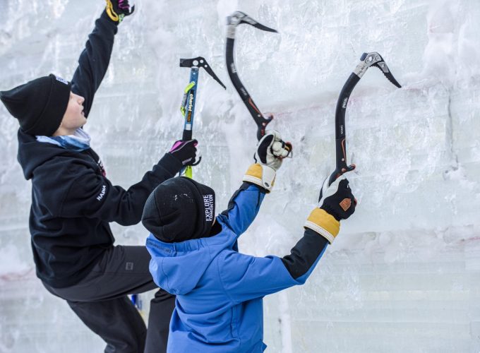 Climbing the Ice Walls 