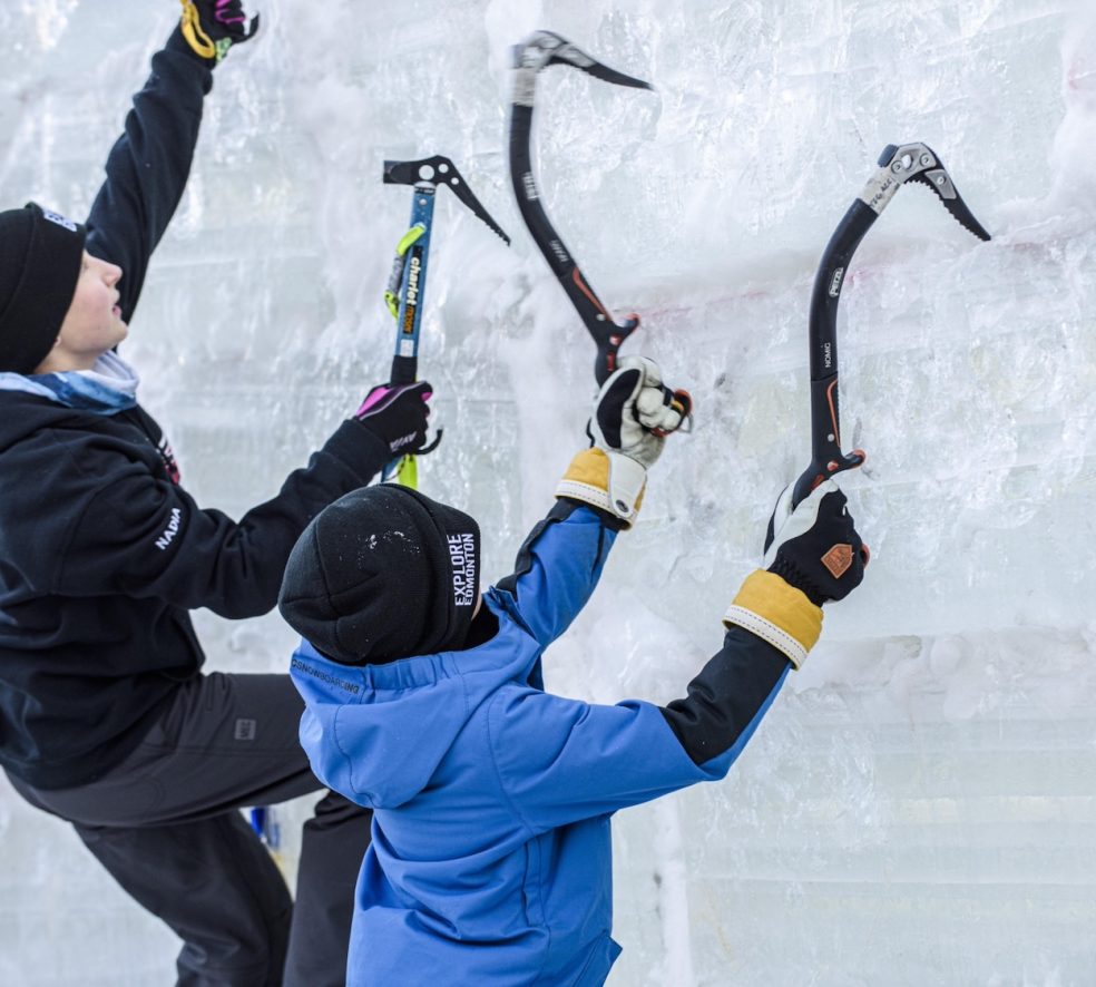 Climbing the Ice Walls 