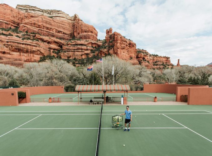 Vacation of the Week: Tennis (and Biking and Swimming) in the Red Rocks