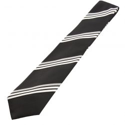 Eton diagonal stripe tie, $125, from Henry Singer. (8882 170 St., 780-423-6868) 