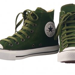 Converse suede shoes in Kombu green, $75, gravitypope. (10442 82 Ave., 780-439-1637)