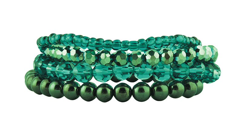 Row Capri stretch bracelets, set of four, $37.50, from TK Clothing Company.(10127 124 St., 780-488-7277)
