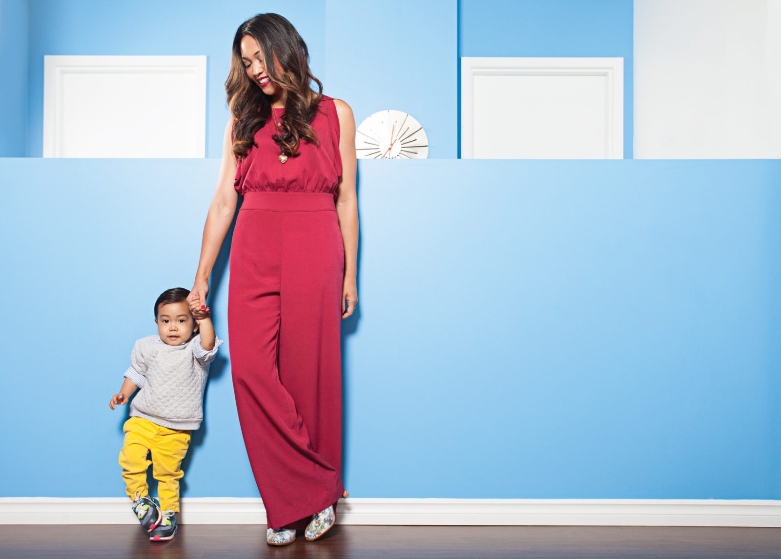 Rowena Cui with child