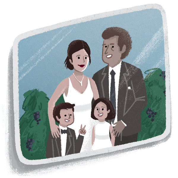 Second weddings, with kids