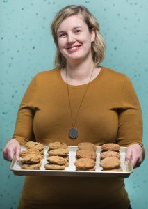 Ashley Benson with cookies