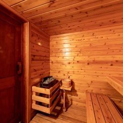 Golden sauna