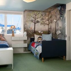 Houseboat bedroom