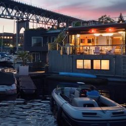 Houseboat exterior