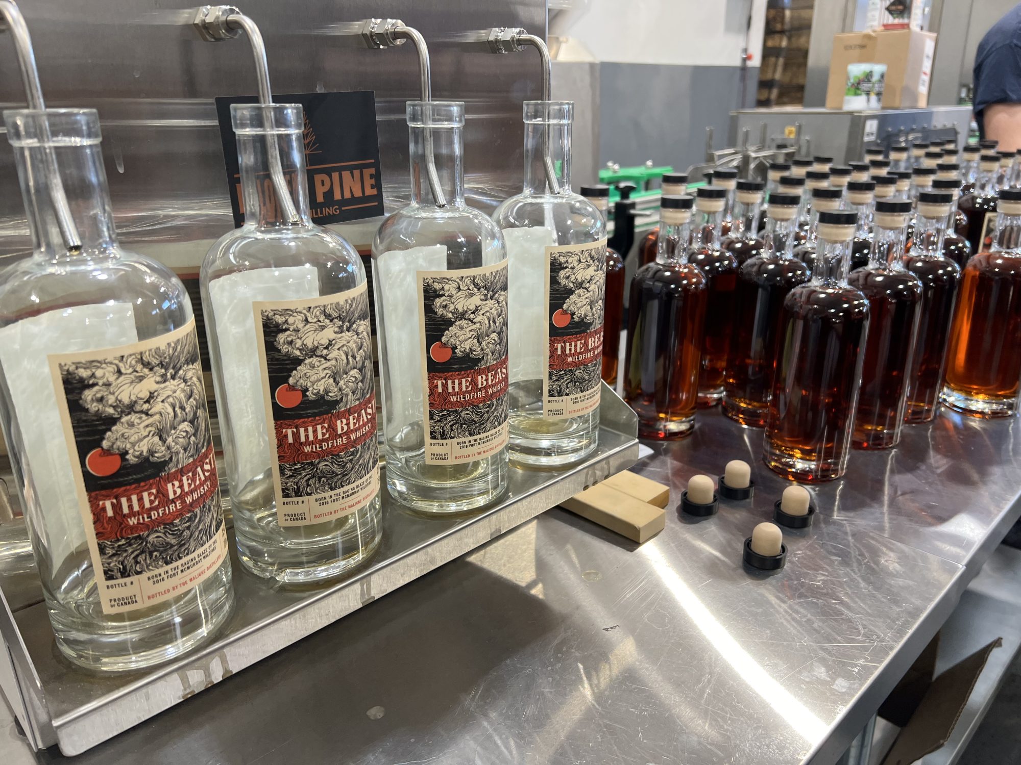 The Beast Wildfire Whiskey, bottled