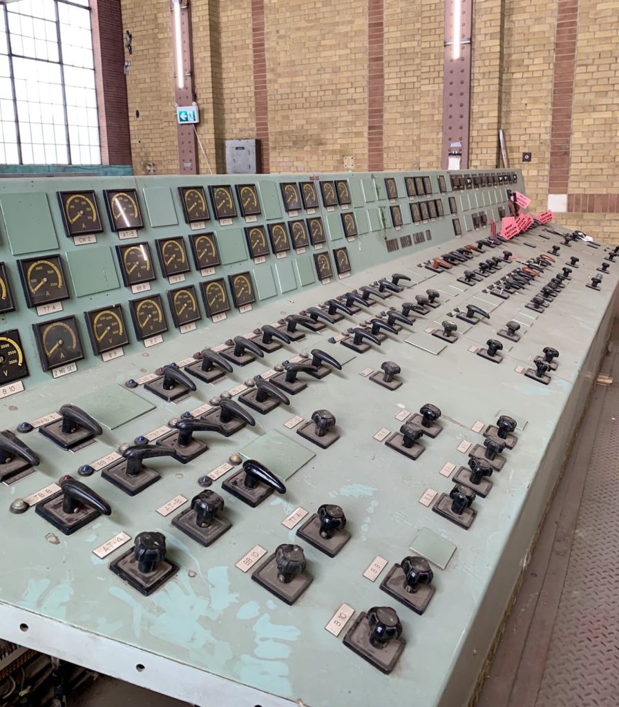 Power Plant, old control panel