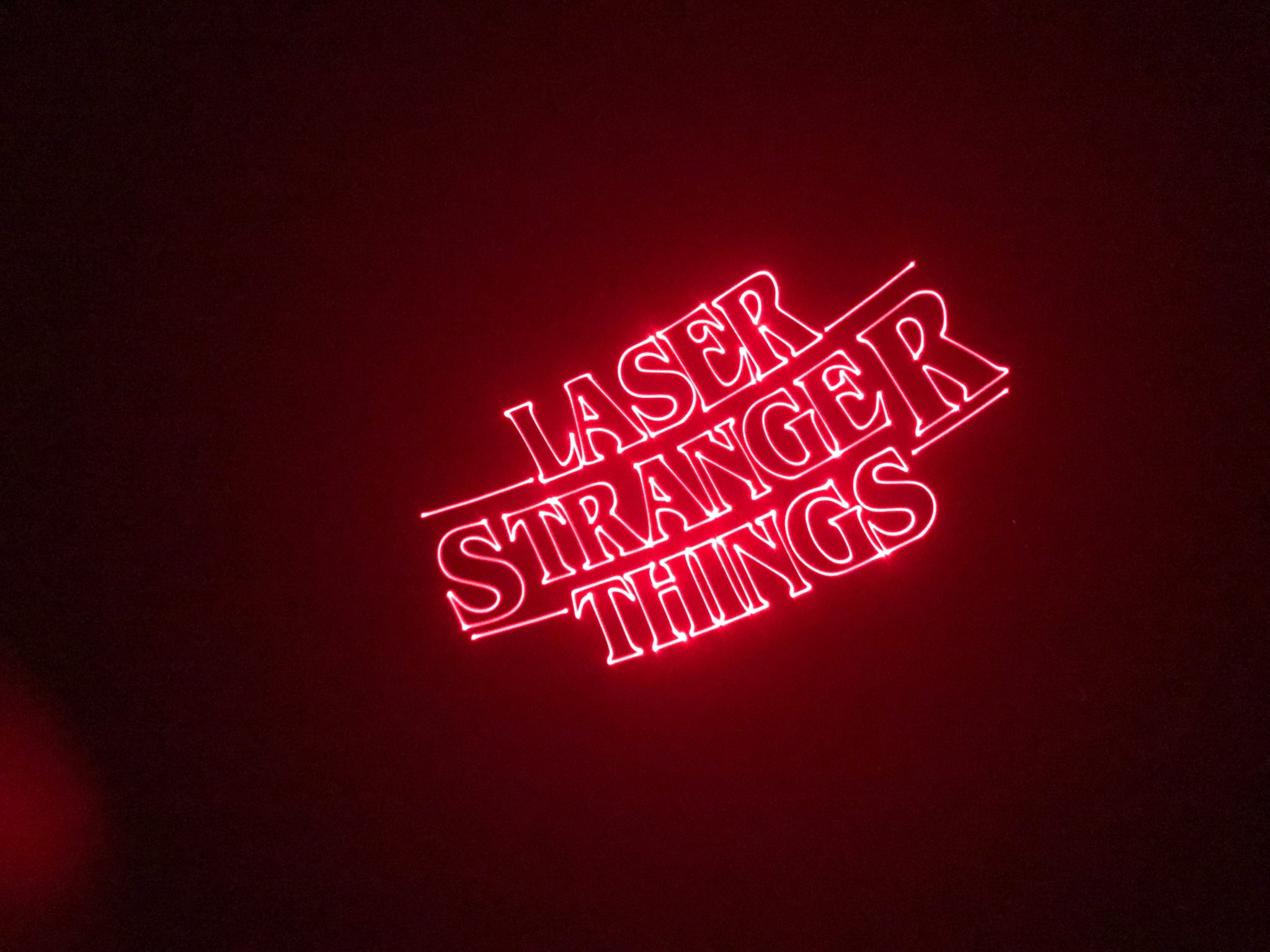 Laser Music Show: Stranger Things (NEW) 