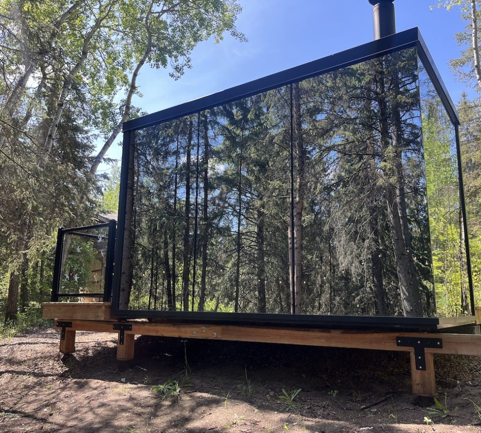 A Sauna in the Forest and a Lesson in Luxury