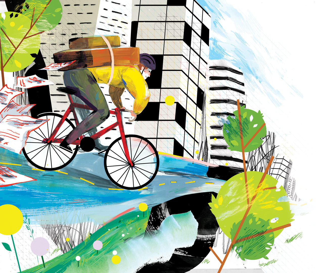 Illustration_Bike_Messenger1