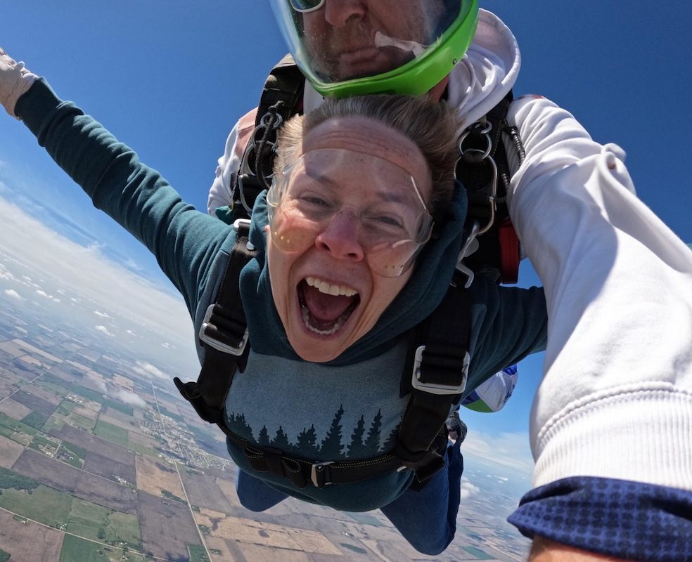 Your Time Skydiving Will Fly By