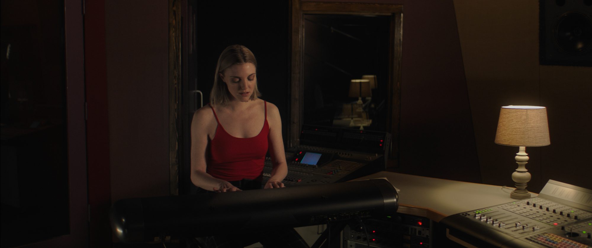 Lauren Beatty in the studio