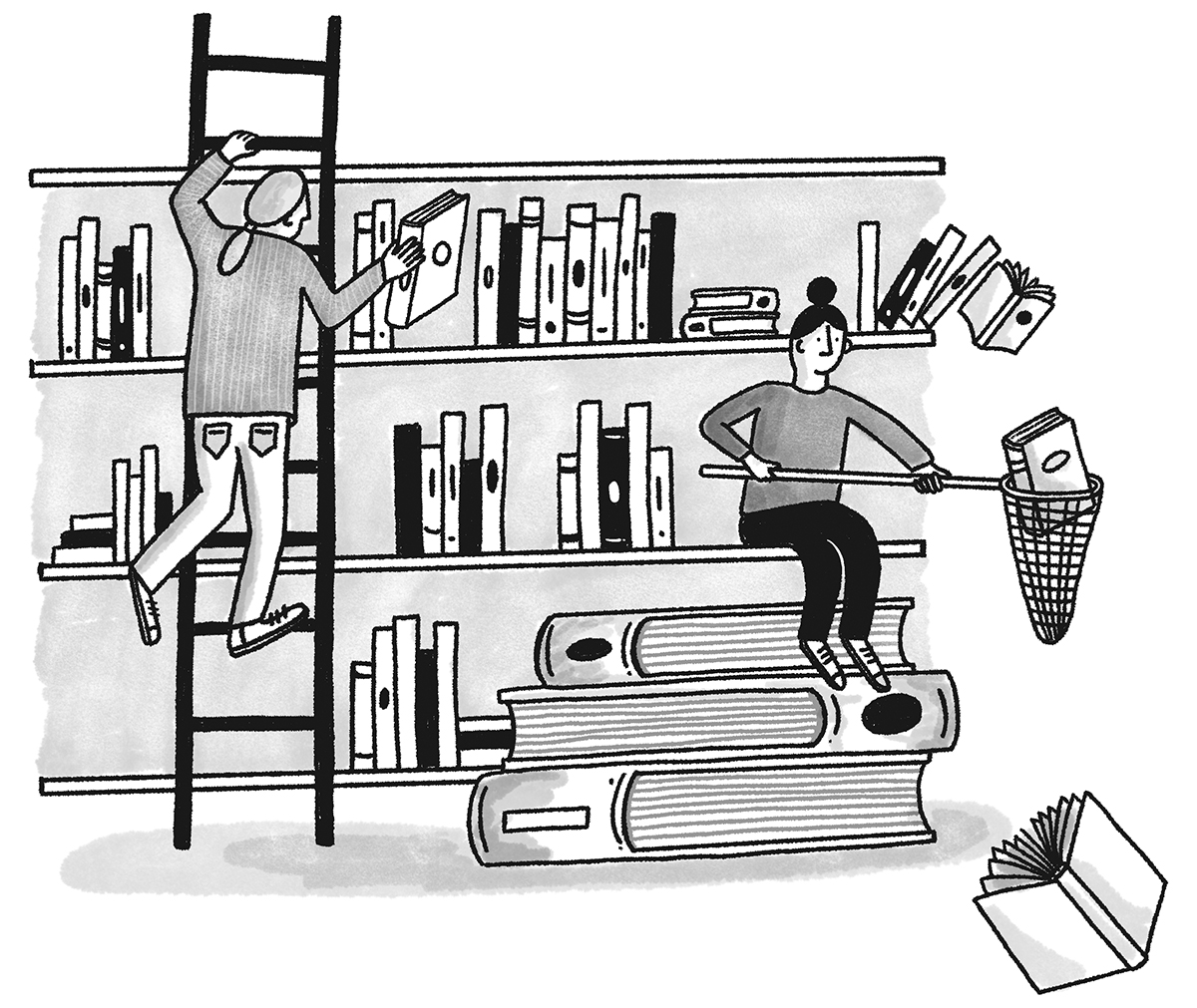 Library_Illo_BW
