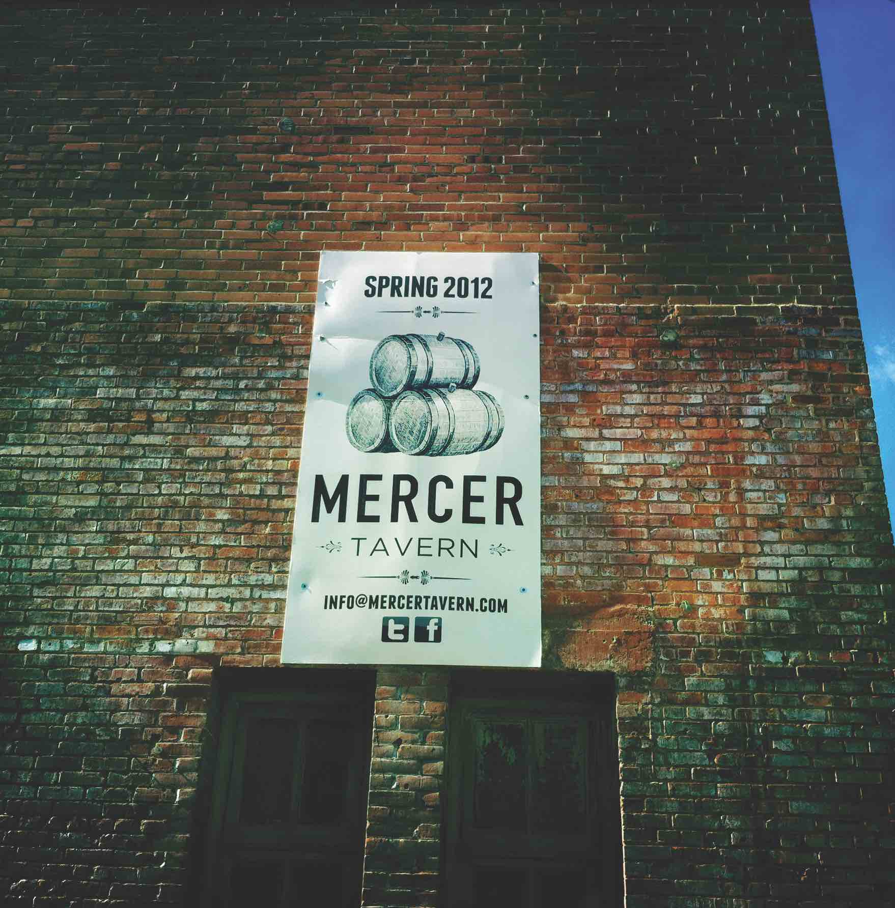 Mercer Block exterior sign