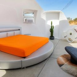 Palm Springs outdoor bedroom