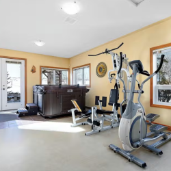 Pigeon Lake workout room