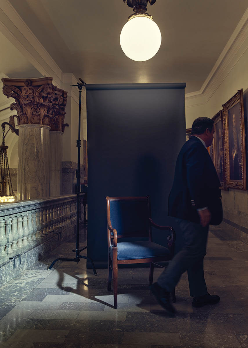 PremierKenney_BlackBackDrop_AtLegislative_TurningToLeave PremierKenney_BlackBackDrop_AtLegislative_TurningToLeave