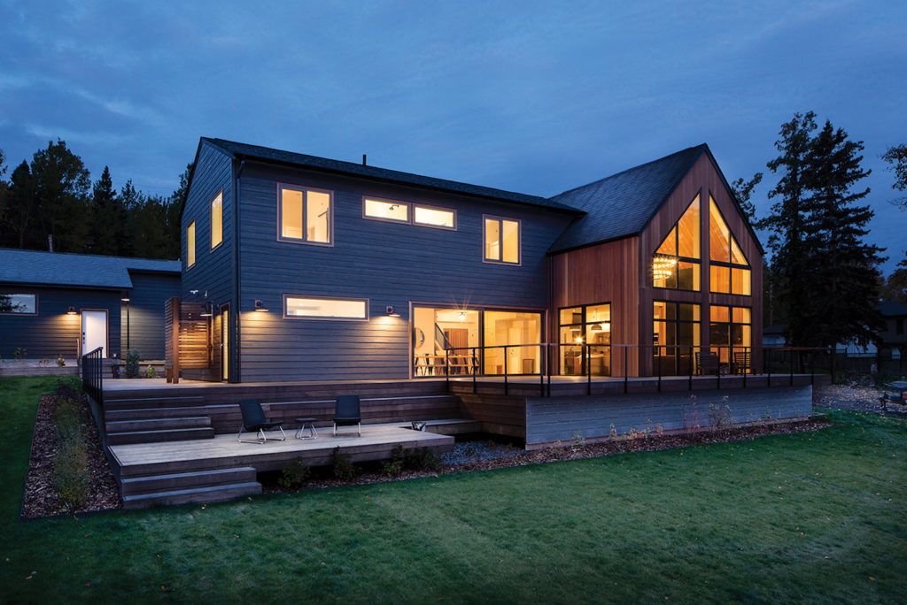 The Malloy home at Pigeon Lake