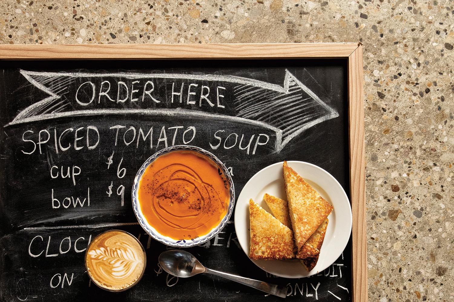 Tomato Soup is an all-time lunch classic at Rosewood Foods