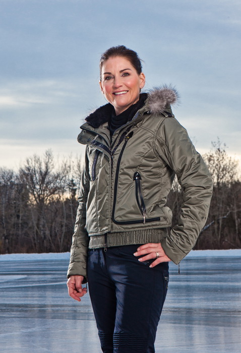 Karen Percy-Lowe on the river