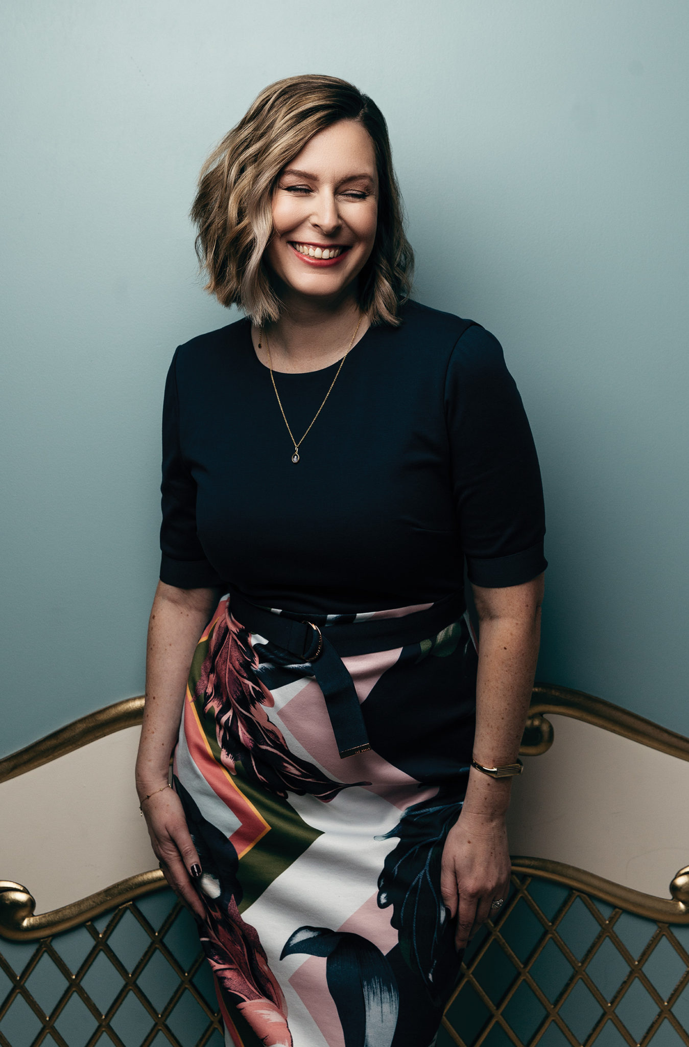 Sarah Hamilton smiling