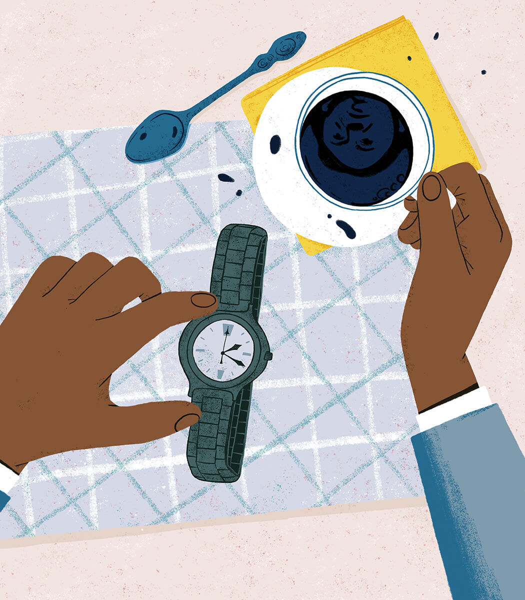 Stage_WatchWithCupOfCoffee