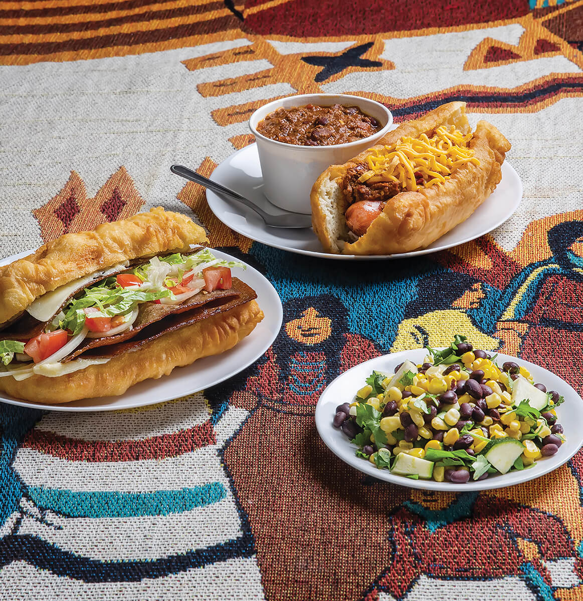 Photo of some of the foot at offered at Tee Pee Treats