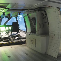 The interior of the helicopter used in Zero Dark Thirty has green lighting just like the original stealth chopper used in the Osama bin Laden assassination
