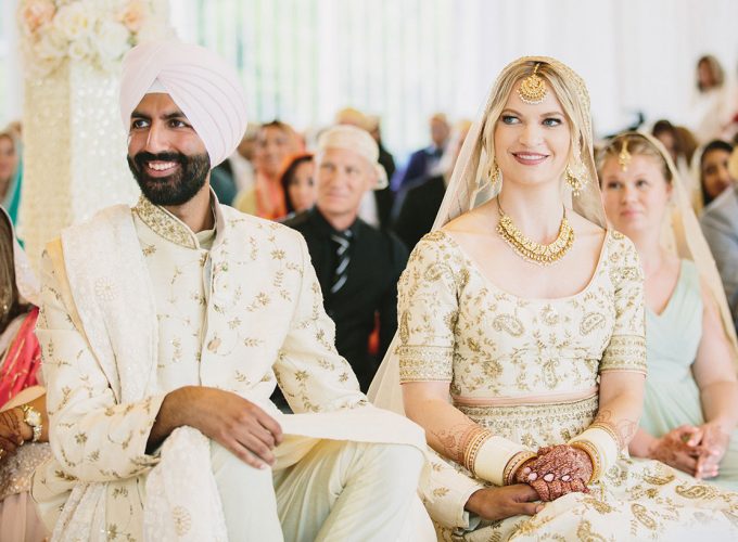 Imran and Chelsey Gill's Traditional Punjabi Ceremony and Western Reception