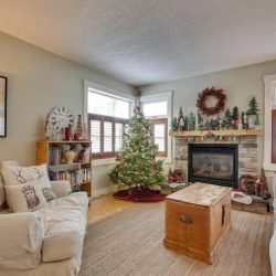 Westmount festive living room