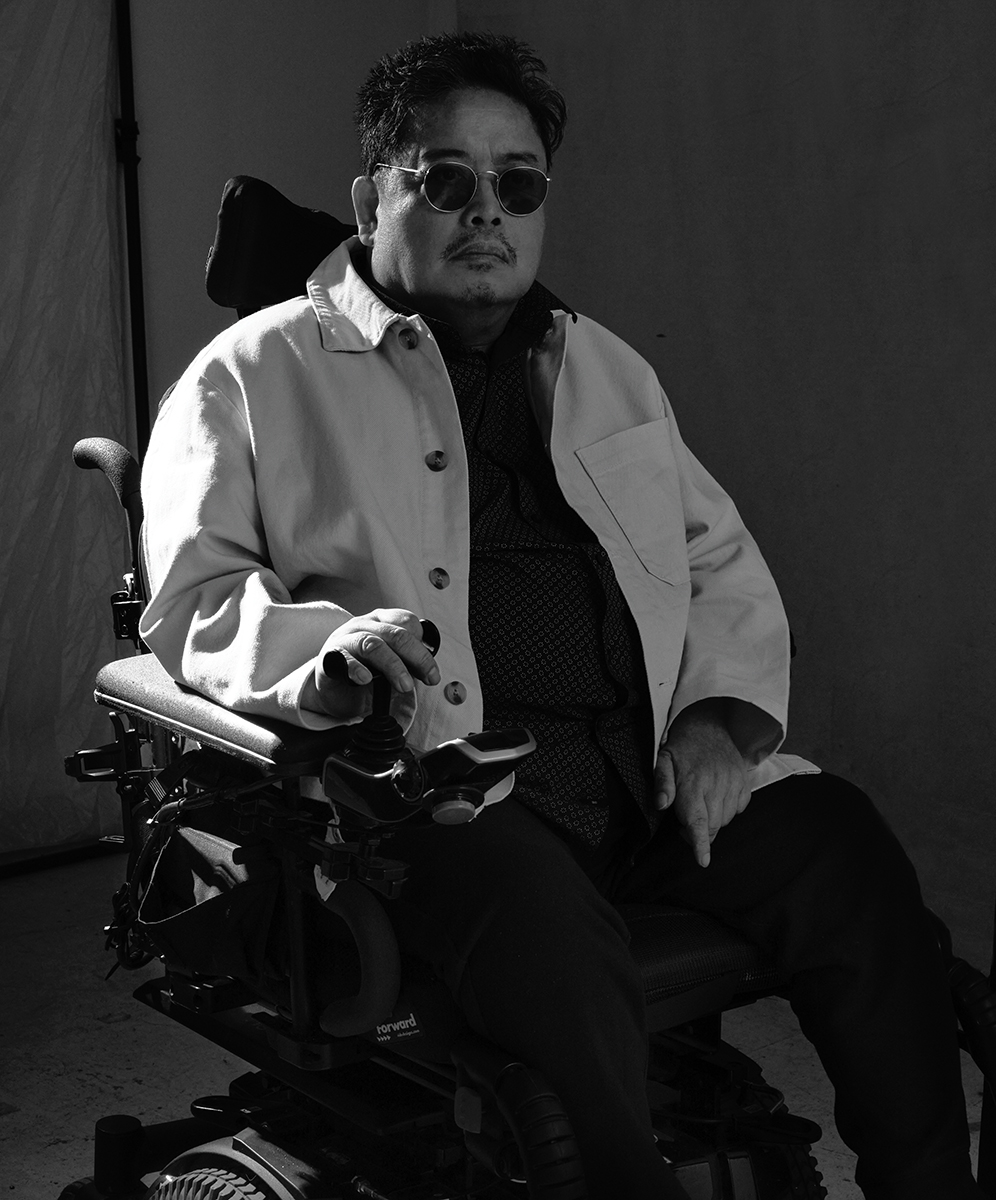 Wheelchair_PartialImage_AidenDoorway_BW