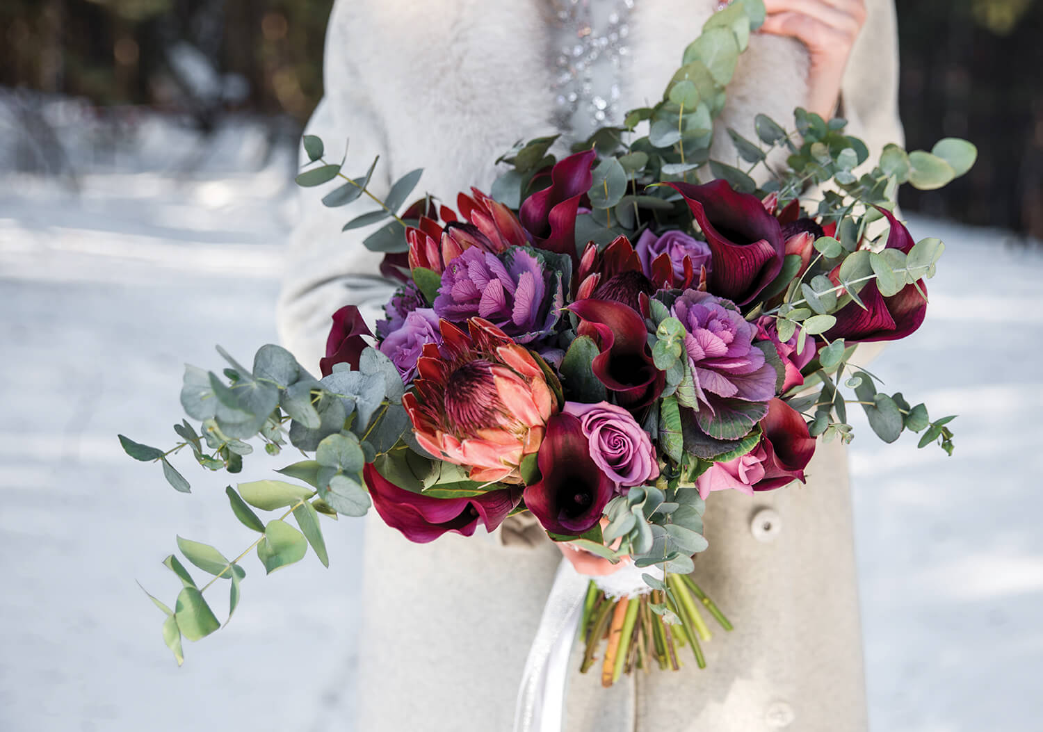 WinterBouquet)DeepReds_Purples_Roses