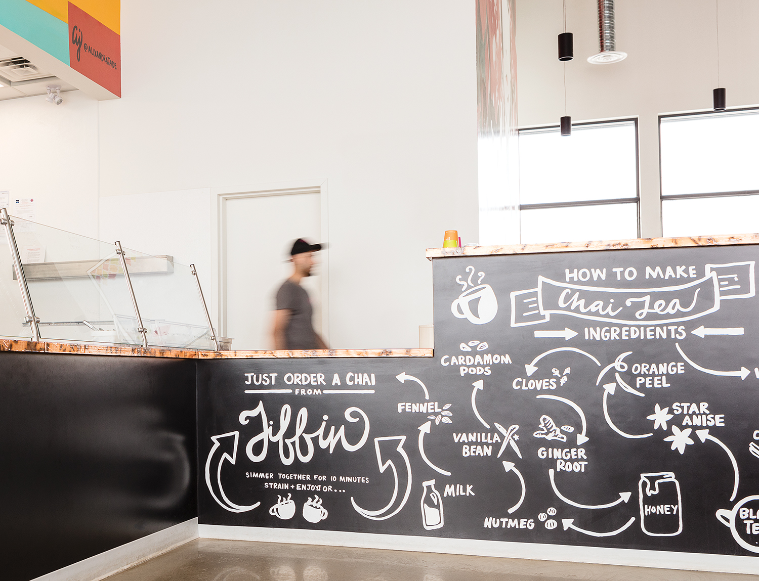 Get some chai at Tiffin